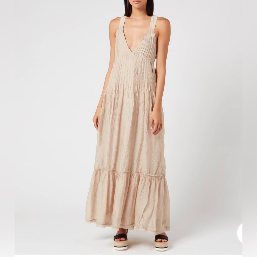 Free People Frankie Pintuck Maxi Size Small